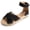 Black Linen, variant on Women's Pemma, Tan Herringbone, Size 7