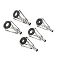 thumbnail image 1 of Unique Bargains 2.63.6mm Tube Dia Iron Fishing Rod Tips Repair Kit, Silver Tone 30 Pack, 1 of 6