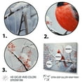 thumbnail image 3 of Designart "Winter Wonderland Cardinal Red Bird in Canada IV" Animals Wall Art Prints Set, 3 of 5