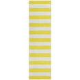 thumbnail image 2 of Addison Rugs Chantille Indoor/Outdoor Transitional Stripes Yellow Washable Runner Rug, 2'3" x 7'6", 2 of 6