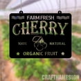 thumbnail image 2 of Craftnamesign Custom Cherry Farm Name Sign Metal Outdoor, Custom Outdoor Vegetable Farm Name Sign, 2 of 4