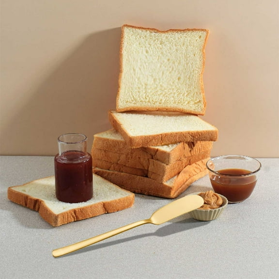 Tainini Cheese Spreader Knife, 6.5in Condiment Knives for Peanut Sandwich Cream Breakfast Dessert