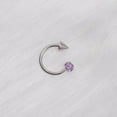horseshoe ring lip ring lip nail titanium steel puncture Shambhala