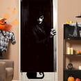 thumbnail image 4 of Halloween Door Hanging Curtain Decor, Festive Party Scene Layout Porch Cloth, Spooky Hanging Doorway Tapestry for Entryway Porch Home Holiday Party Decoration, A, 4 of 6