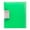 Green, variant on A5 2 Ring Binder Folder, Transparent PP Plastic Document Organizer with Large Capacity, Refillable Paper File Holder for Notes, Office Documents & Planner Storage, Blue, 1 Count