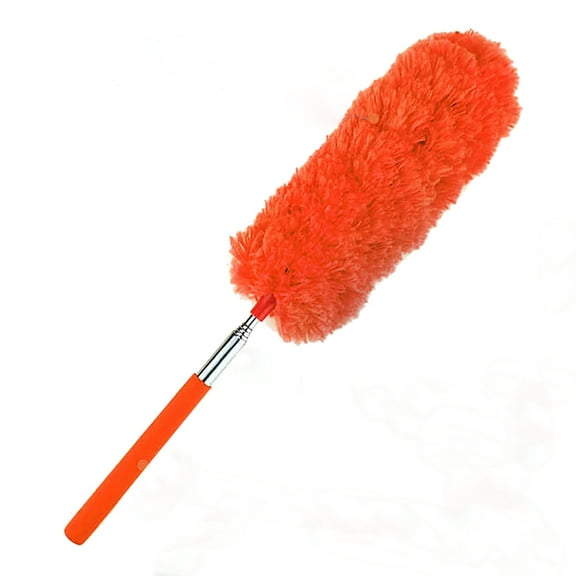 Kole Imports Telescoping Small Microfiber Duster - Single - Orange Orange