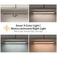 thumbnail image 6 of OONNEE Bathroom Medicine Cabinet with Smart Sensor Light,  Farmhouse Wall Cabinet with Towel Bar, Bathroom Storage Organizer with Adjustable Shelf, 6 of 12