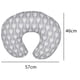 thumbnail image 2 of Tumbona neonatal funda extraíble impermeable | diseño de flecha gris neutro, 2 of 5