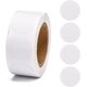 thumbnail image 1 of 3 rollos de etiquetas adhesivas de papel en blanco para regalos, ideales para fiestas, bodas y otras ocasiones especiales. Etiquetas blancas: 25 mm, 500 unidades por rollo., 1 of 4