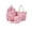 Pink, variant on Three Piece Backpack For All Pamily Use Daypack With Multiple Compartments For School Commuting And Travel(Black)