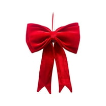 Wznxdo 18 x 25 Inches Christmas Red Extra Large Satin Bows Giant Christmas Tree Topper Bow Decorations for Home Xmas Tree Toppers Wreath Wall Birthday Wedding Engagement Party Decor