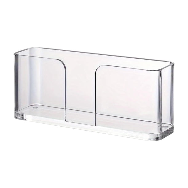 Soporte de servilleta Soporte de toalla invitada Soporte de pañuelo transparente para toalla de mesa de mesa para el mostrador de cocina Decoración de rectángulo