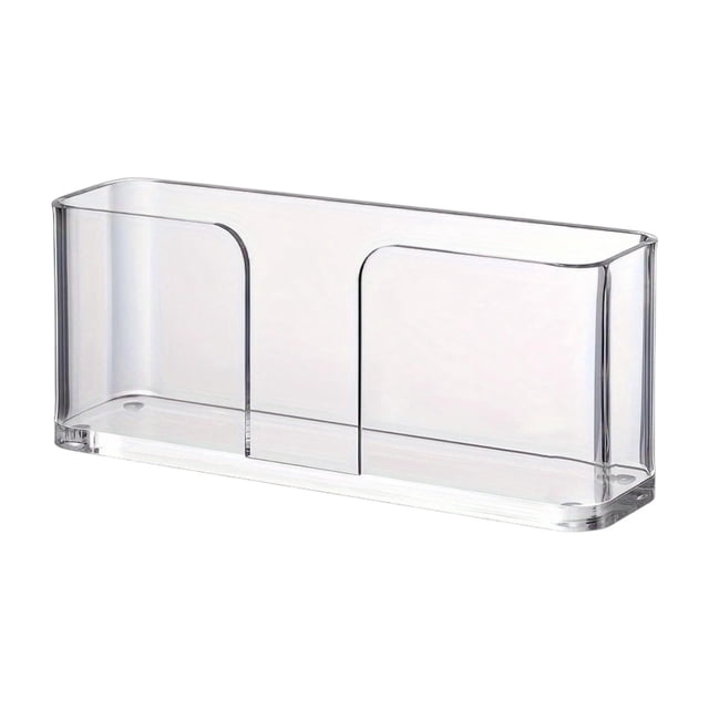 Soporte de servilleta Soporte de toalla invitada Soporte de pañuelo transparente para toalla de mesa de mesa para el mostrador de cocina Decoración de rectángulo