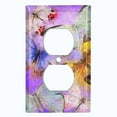 thumbnail image 3 of Metal Light Switch Plate Outlet Cover (Butterfly Unicorn Universe BUT001), 3 of 14