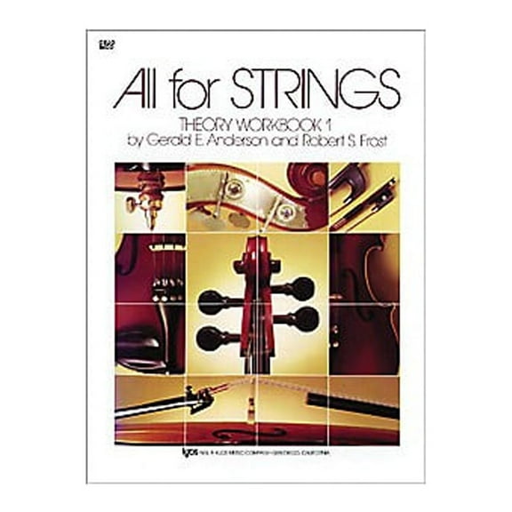 KJOS All for Strings 1 Theory Workbook Cello