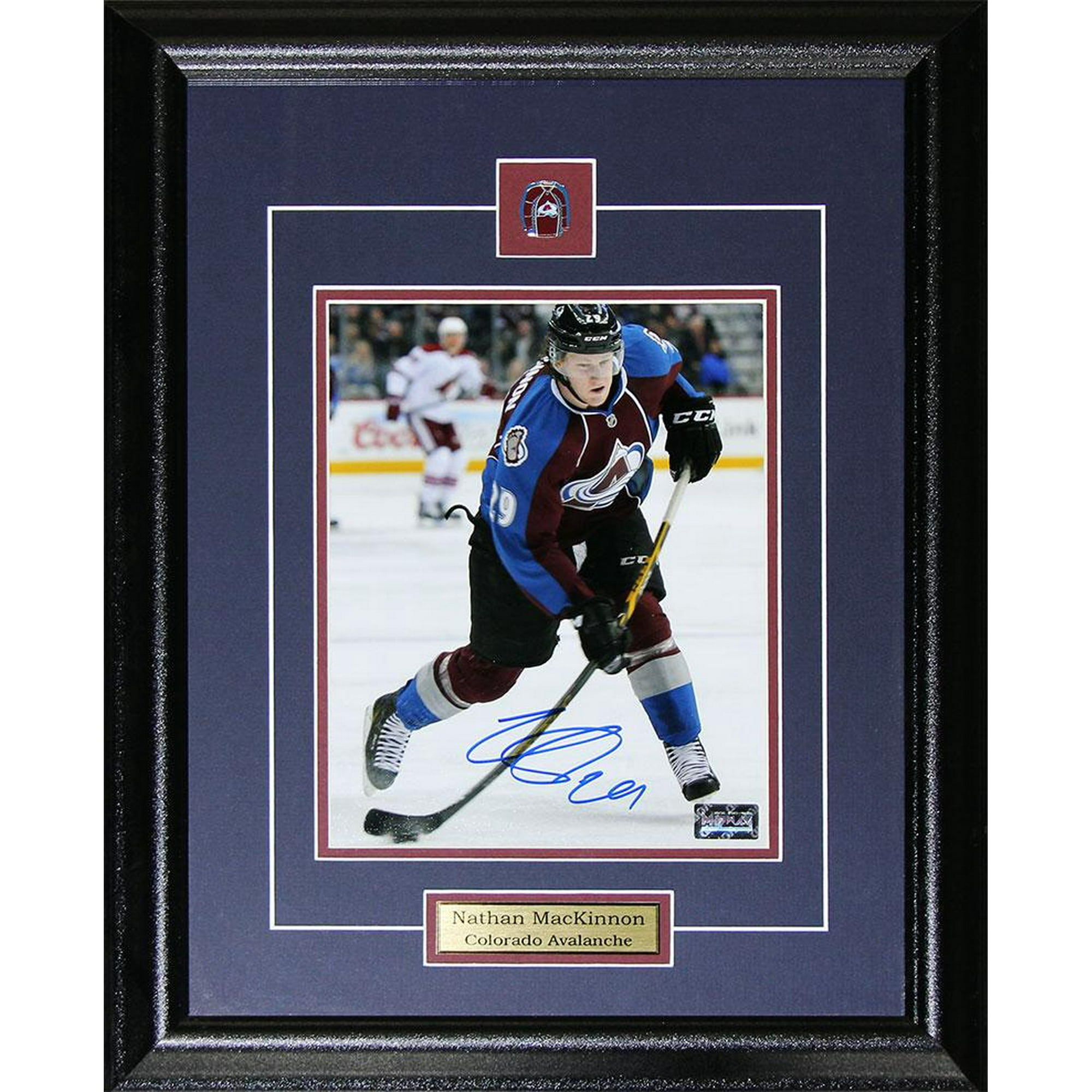 Nathan MacKinnon Autographed Colorado Avalanche Hand-Painted