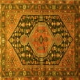 thumbnail image 1 of Ahgly Company Indoor Square Persian Yellow Traditional Area Rugs, 3' Square, 1 of 4