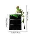 thumbnail image 3 of Ornament-Halloween Decorations Vomiting Skeleton With Black Light And Bucket Scary Desktop Ornament For Living Room Outdoor Party, 3 of 9