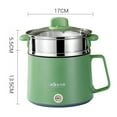 thumbnail image 3 of Mini Machine de Cuisson Multifonctions Mini Cuiseur Vapeur Isolant 1,5 L pour Friture, Revêtement Inoxydable, 3 of 8