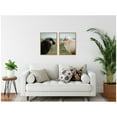 thumbnail image 2 of Kate and Laurel Sheeply in Love  Set of 2 18x24 Framed Canvas Wall Art Set  by Michael Schauer, Sylvie Natural, Farmhouse, Animals, Landscapes, Nature Art for Wall Decor, Living Room, Bedroom, 2 of 8