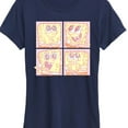 thumbnail image 3 of Spongebob Squarepants - Cute Face Grid - Women's Short Sleeve Graphic T-Shirt, 3 of 6
