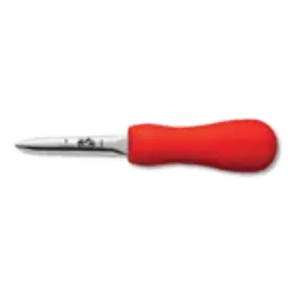 Victorinox Oyster Knife 3-Inch Narrow Boston Style Blade, Red SuperGrip Handle