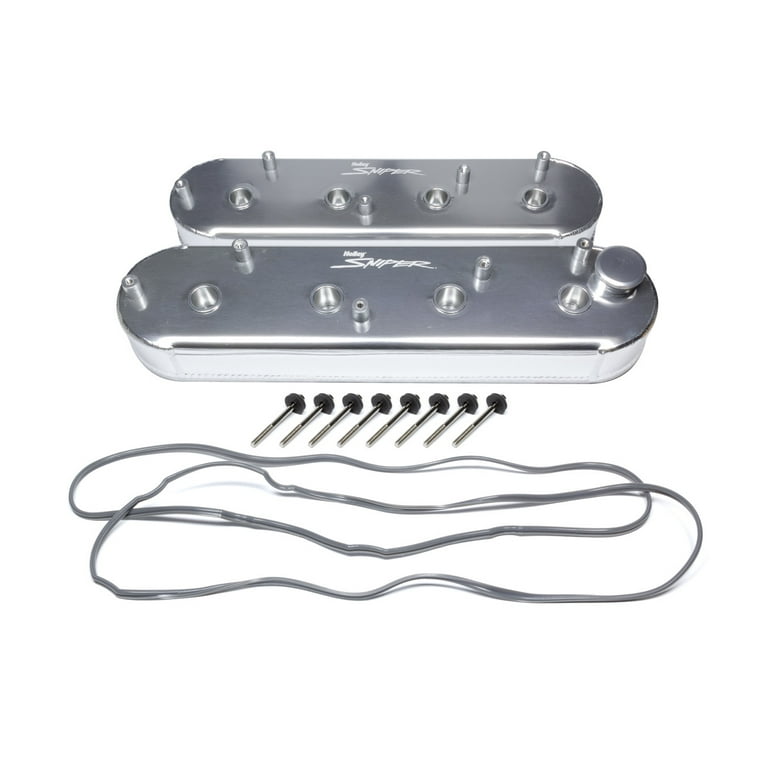 Holley Sniper Fabricated Valve Covers SGM LS Tall Holley Sniper Fabricated Valve Covers SGM LS Tall