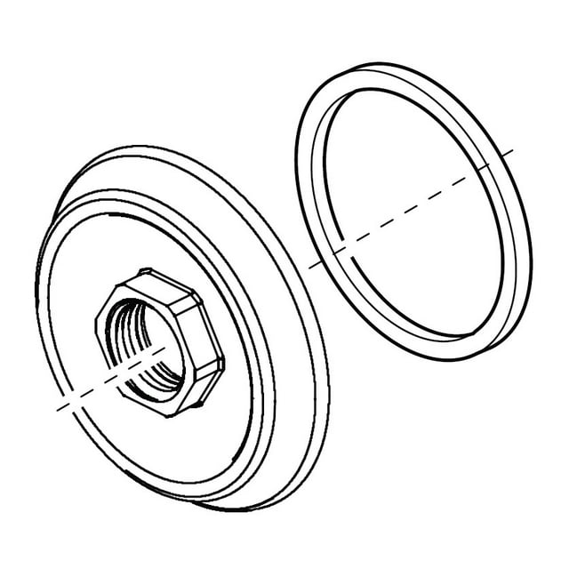 Delta RP72725 Cassidy Spout Flange And Gasket