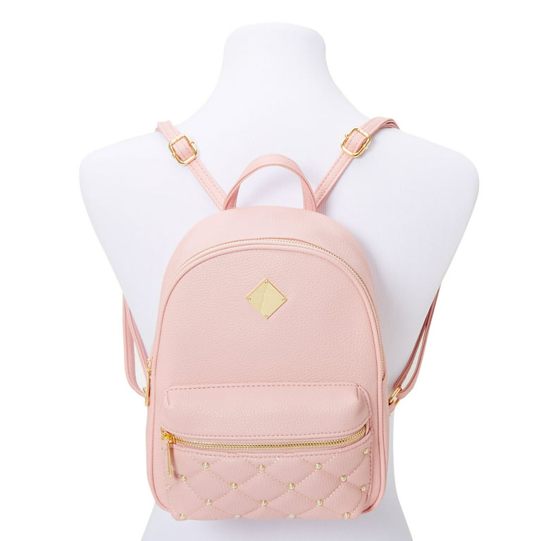 Claire's Pink Quilted Pearl Small Backpack Girls Purse - Cute Functional  Fashion Accessory for Kids Little Girl, Tweens and Teens - 8x5.5x10.5