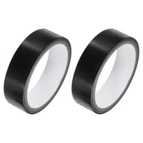 Uxcell Colorful Craft Gaffers Tape Rolls Black 1" X 6 Yards Matte Gaffers DIY for Gifts Decoration Cables Taping 2Pcs