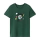 thumbnail image 1 of Camiseta para mujer, camiseta de verano a la moda con cuello redondo para mujer, para viajes en la calle, Camping Verde, 1 of 7
