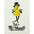 thumbnail image 2 of Mr. Peanut Mascot & Logo Crew Neck Long Sleeve White Adult Tee-Medium, 2 of 3