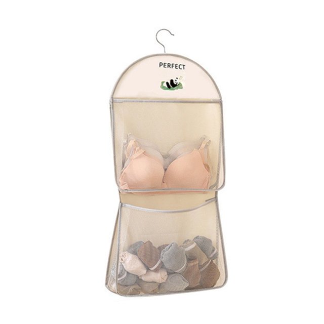 Multi-layer Hanging Socks Organizer Closet Pocket Hanger Hanging Storage Bag