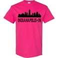 thumbnail image 3 of Inktastic Indianapolis Indiana City Skyline T-Shirt, 3 of 5