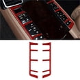 thumbnail image 4 of Real Bright Soft Car Interior Carbon Fiber Sticker Decoration20Pcs Red Carbon Fiber Full Interior Kit Cover For Porsche Panamera 2010-16Auto Car Protection Interior Accessories, 4 of 8