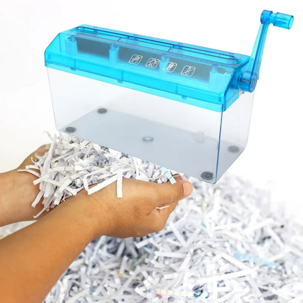 Destructora, Destructora de papel, Destructora de plástico, Manual, Destructora manual, Destructora doméstica, Elegante y moderna