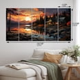 thumbnail image 4 of Designart "Retreat by the Canadian Lake III" Lakehouse Wall Art Prints Set, 4 of 5