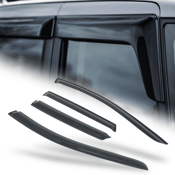M-AUTO 4Pcs Window Visor Shade Vent Sun Rain Deflector Guard for 07-13 Ford Edge; 07-13 Lincoln MKX