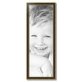 thumbnail image 2 of ArtToFrames 13" x 38" Black Panel With Gold Lip Picture Frame, 13x38 inch Multi Wood Poster Frame (WOM-5092),  Pack, 2 of 7
