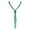 Teal, variant on BOCAR Long Seed Beaded Multi Strand Necklace,10 Multiple Statement Long Bib Necklace with Tie Knot for Women Jewelry (N0102)