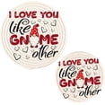 thumbnail image 7 of SKYSONIC 2 pcs I Love You Like Gnome Other Pot Holders Trivets, Heat Resistant Trivets,Uinque Valentine Elf Cotton Thread Weave Mats for Hot Pads Pans Pot Bowl Teapot, 7 of 7