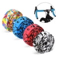thumbnail image 4 of EVA Foam Bicycle Handlebar Tape with Shock-Absorbing Design, Comfortable Grip for Long Rides, Includes 2 End Plugs and 2 Tapes, Red & Black Color Option, 210cm Length, 18g Lightweight, 2-Pack Set, 4 of 6
