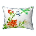thumbnail image 2 of Betsy Drake HJ1103 16 x 20 in. Blue Bird & Flowers Large Indoor & Outdoor Pillow, 2 of 2