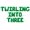 Green, variant on Letter Balloons - TWIRLING INTO THREE 16" Inch Alphabet Letters Foil Mylar Balloon 3rd Birthday Party Banner (Silver)