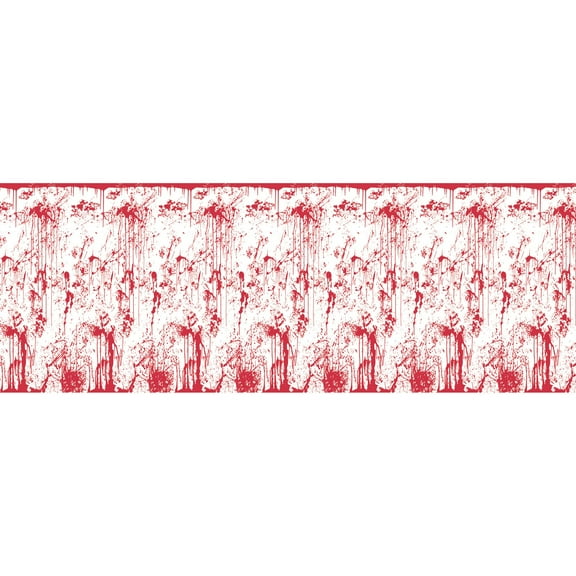 Bloody Wall Backdrop 4' X 30' - 6 Pack (1 Per Package)