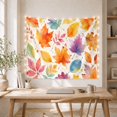 thumbnail image 5 of Assorted Leaves Scattered with Clean Harvest Toned Main, Mystical Fantasy for Space Lovers, Aesthetic Wall Decor, Mother'S Day Gift, Tapestry Wall Hanging for Dorm and Living Room, 5 of 7