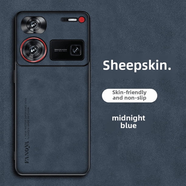 Funda para teléfono Nubia Z60 Ultra con absorción magnética, funda de lana de cordero Z60ultra de 5 g, carcasa protectora completa para lente, funda anticaídas