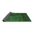thumbnail image 2 of Ahgly Company Indoor Round Abstract Emerald Green Contemporary Area Rugs, 4' Round, 2 of 4