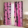 thumbnail image 2 of Homewish Leopard Cheetah Print Curtains Pack of 2 (42x84 Each) for Teen, Modern Fashion Curtains Blackout, Chic Stripes Polkadots Bedroom Curtains, Window Curtains Room Decor, 2 of 6