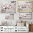thumbnail image 4 of Designart "Cherry Blossom Elegance In Pink And Grey" Flowers Wall Art Prints, 4 of 7